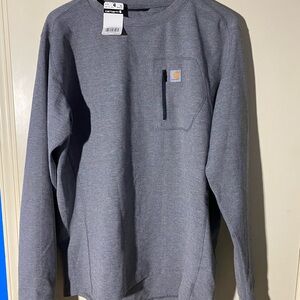 Carhartt Heather Gray Pocket Long Sleeve new w/tags